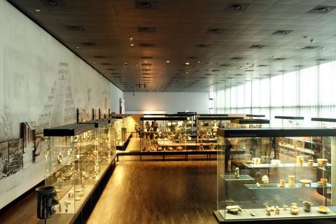 Saal der Mesoamerikanischen Kulturen im Ethnologischen Museum Dahlem